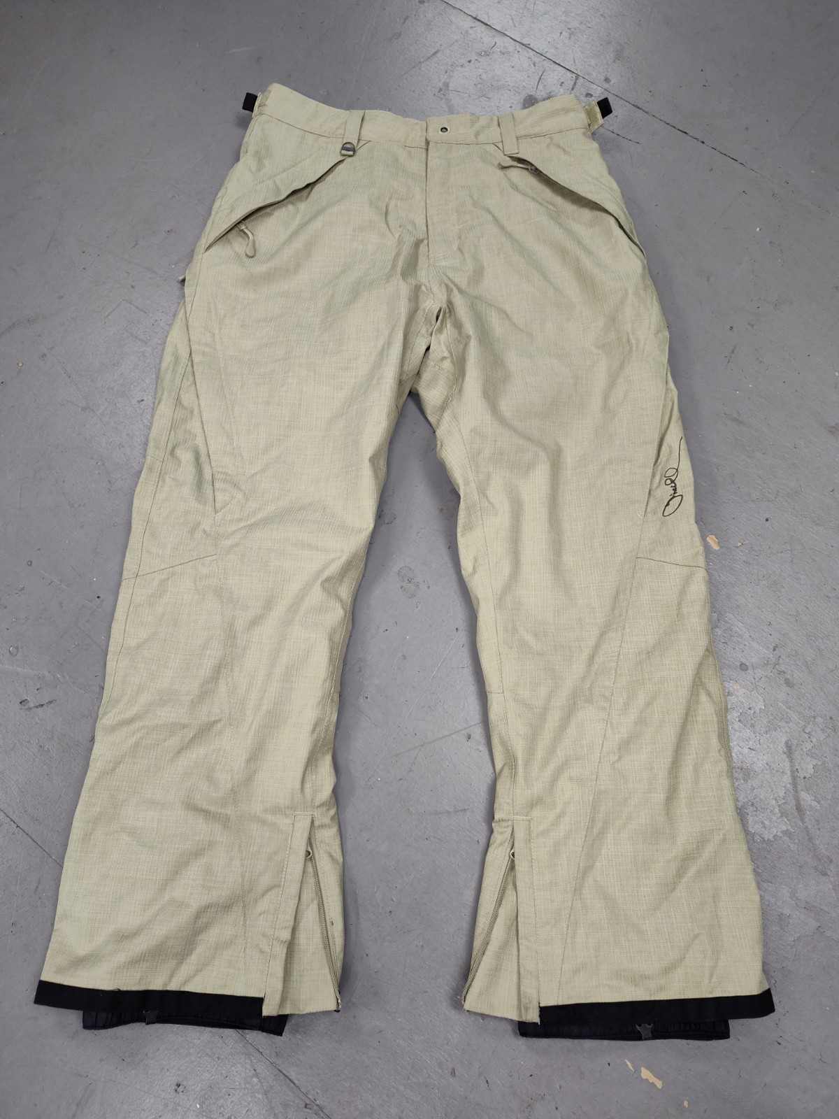 ONeill Explore Series Mens L Ski Snow Pants 15K Waterproof Insulated Beige