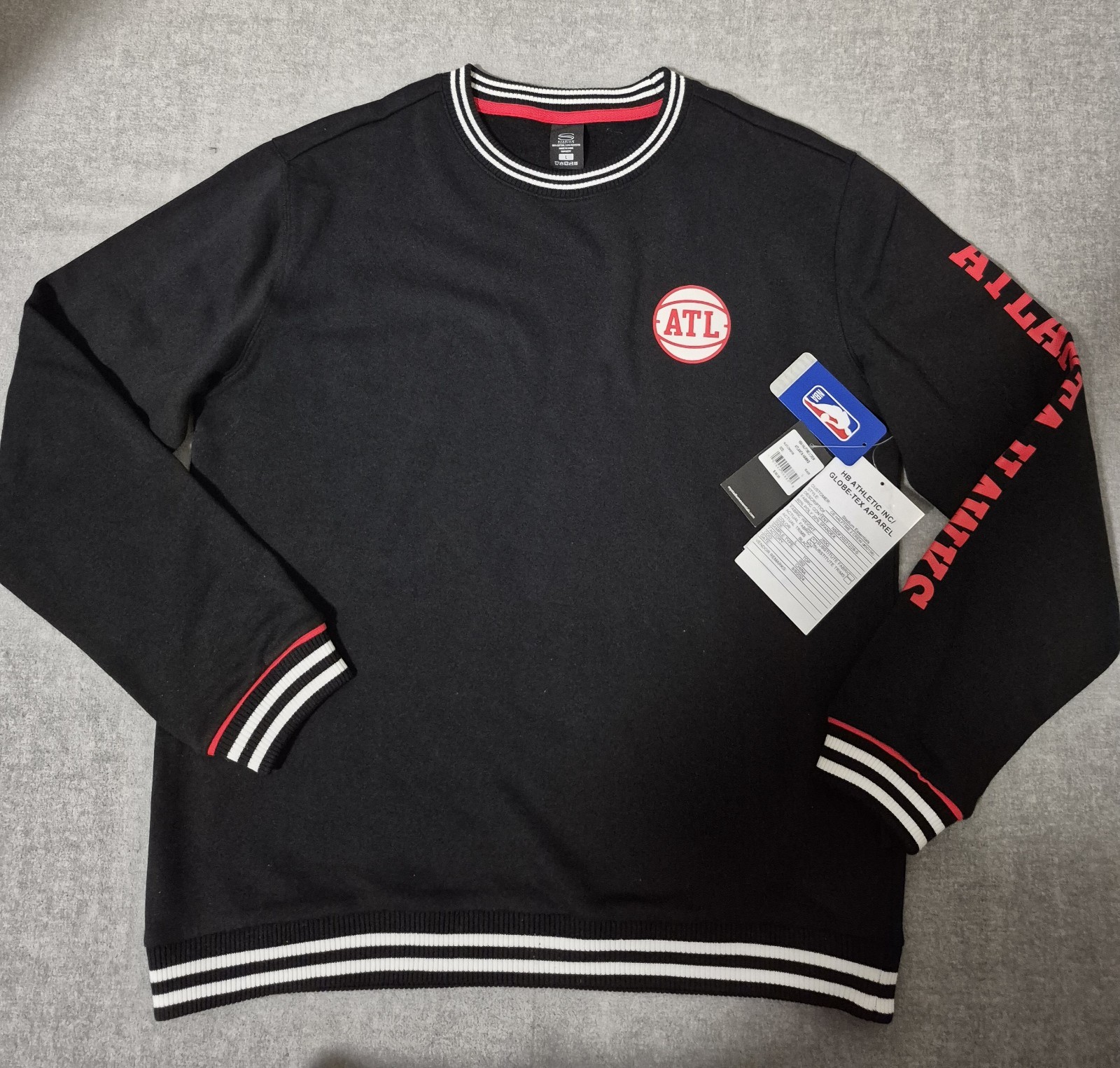 Stadium Essentials L Large Black ATL Atlanta Hawks CE Halftime 2 Long Sleeve Men Stadium Essentials L Large Black ATL Atlanta Hawks CE Halftime 2 Long Sleeve Men