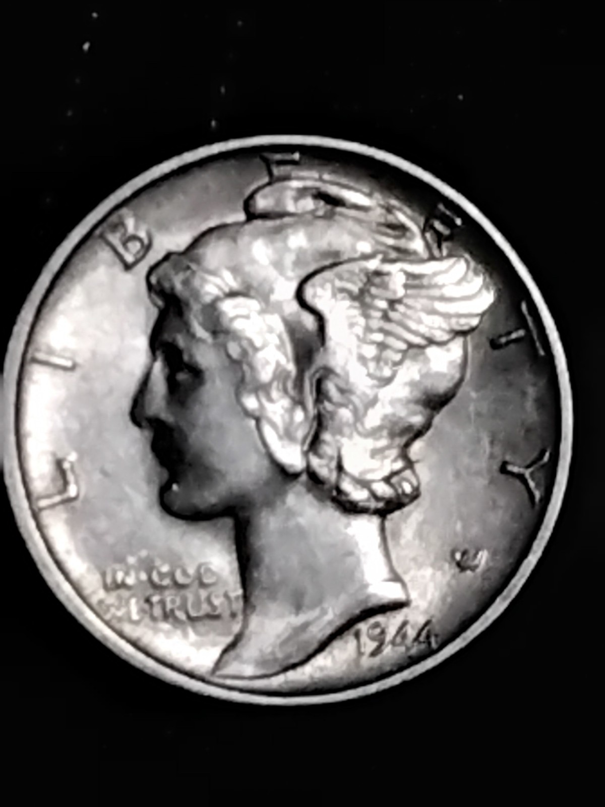 1944 S Mercury Dime Error 