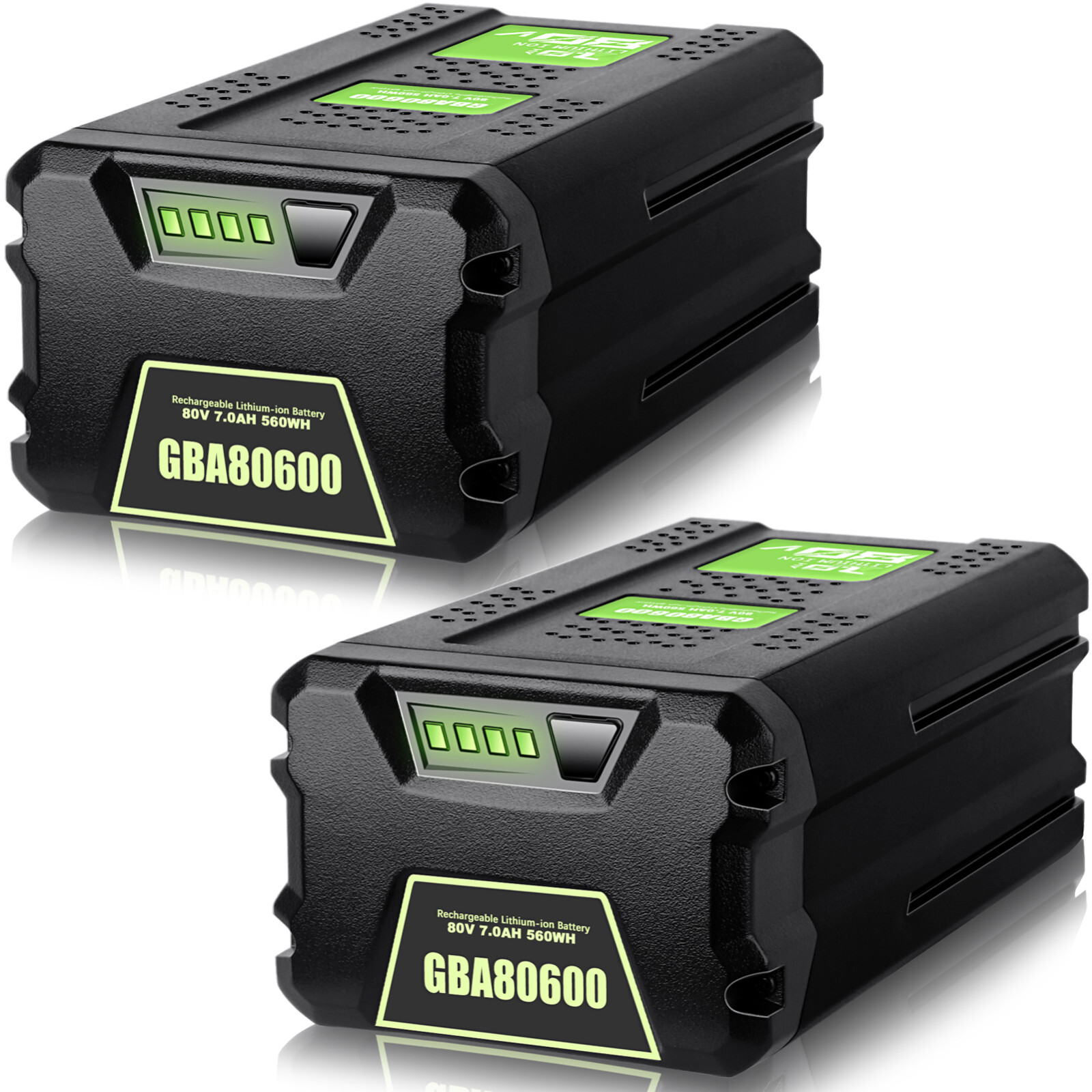 2pack 80V 7.0Ah Li-Ion Battery for Greenworks Pro 80V GBA80600 GBA80250 GBA80300 2pack 80V 7.0Ah Li-Ion Battery for Greenworks Pro 80V GBA80600 GBA80250 GBA80300