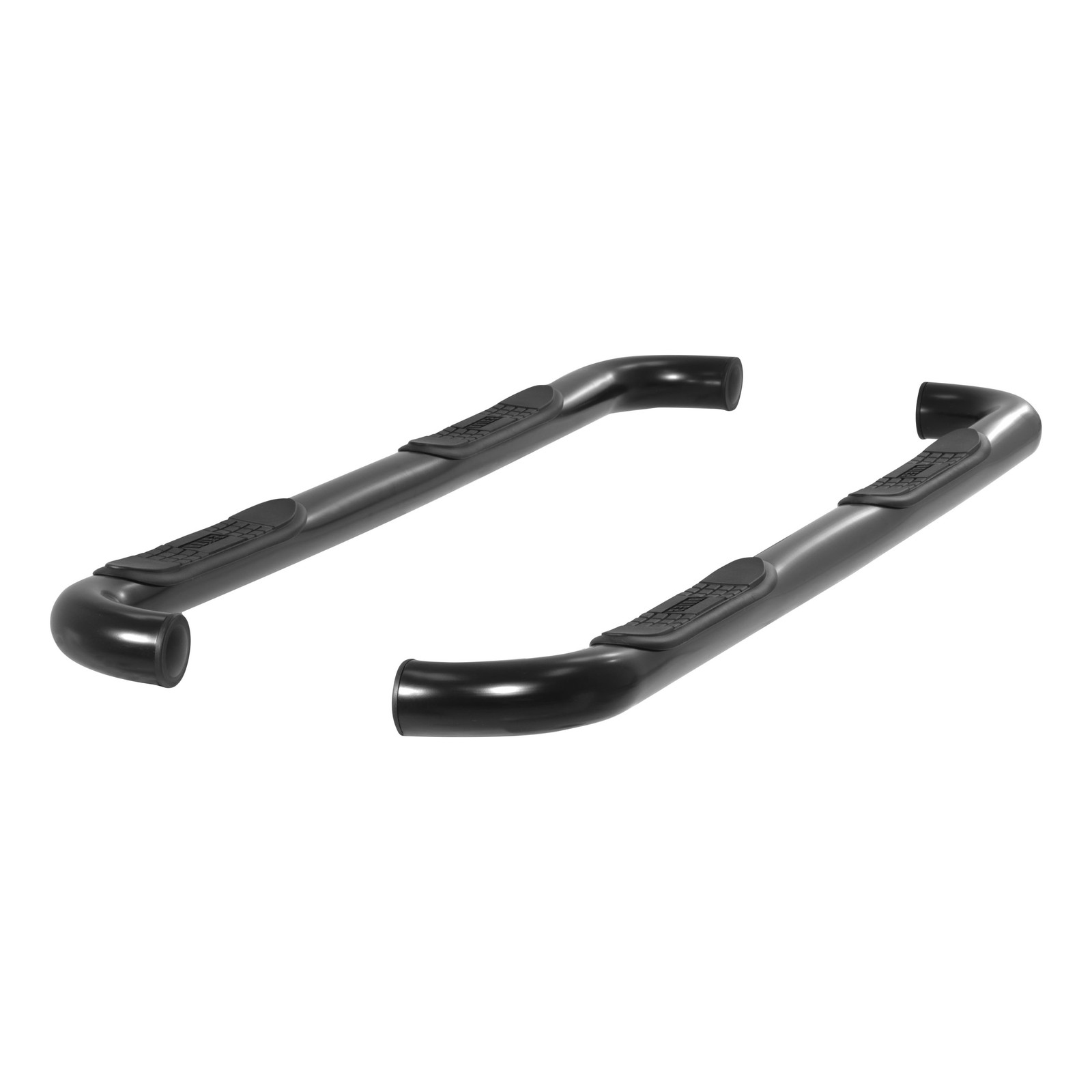 Aries 3in Round Black Nerf Bars Steps Boards for 2002-10 Ford Explorer 4-Door