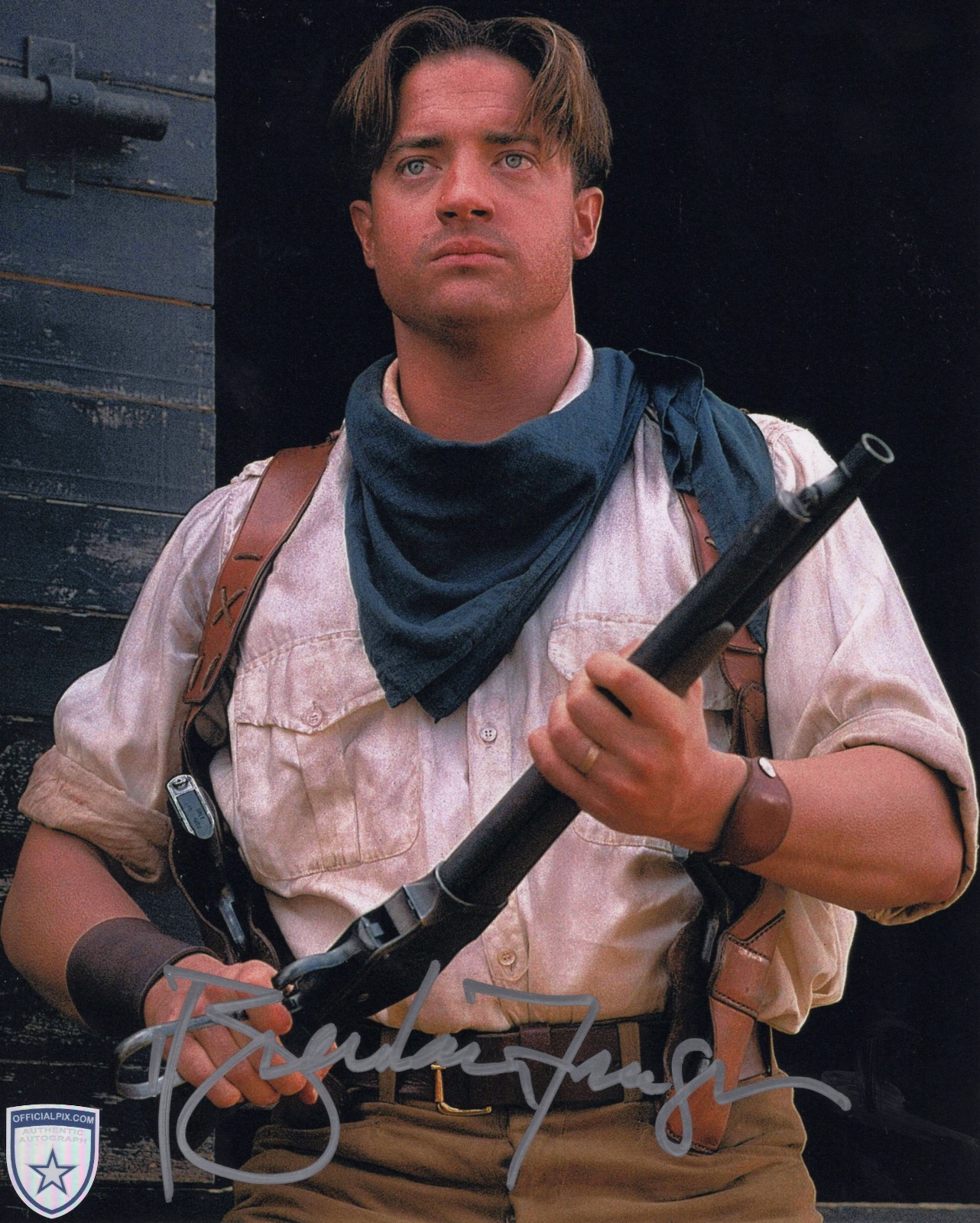 Signed Brendan Fraser The Mummy Richard 