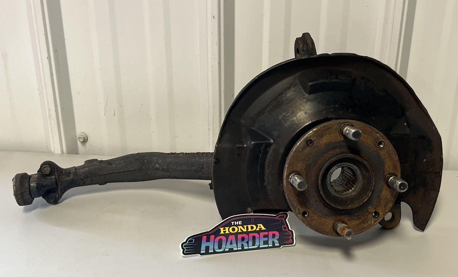 1988-1991 Honda Civic CRX Front Left Driver Knuckle Spindle Hub DX OEM #3