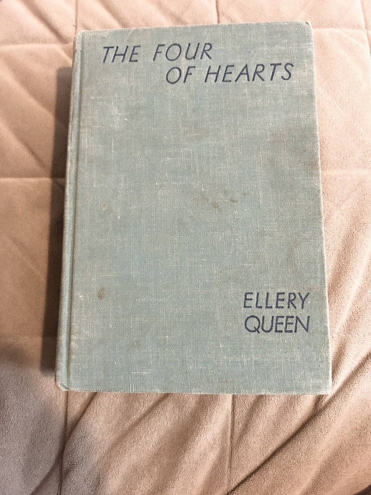 📒Vintage-1941-The Four of Hearts, Ellery Queen-Triangle Books -HC 4458 📒Vintage-1941-The Four of Hearts, Ellery Queen-Triangle Books -HC 4458