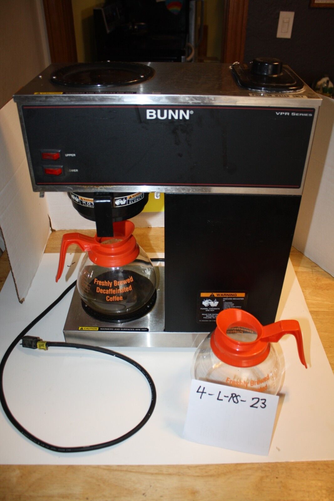 Bunn VPR SERIES 12 Cup Commercial Coffee Brewer 33200.0001
