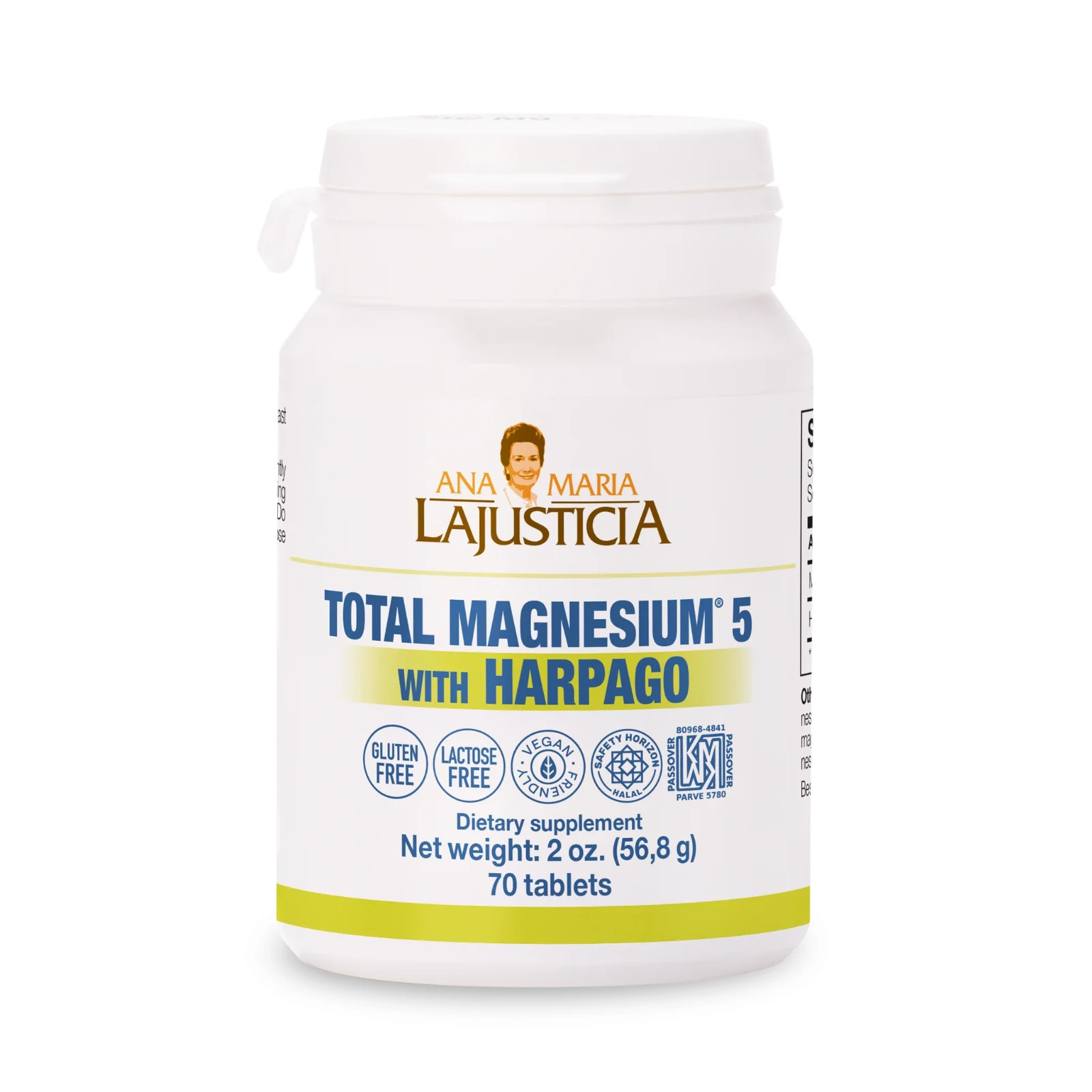 MAGNESIUM TOTAL 5 WITH HARPAGO -( Magnesium 5 IN 1 Complex) 35 DAYS / 75 TABS