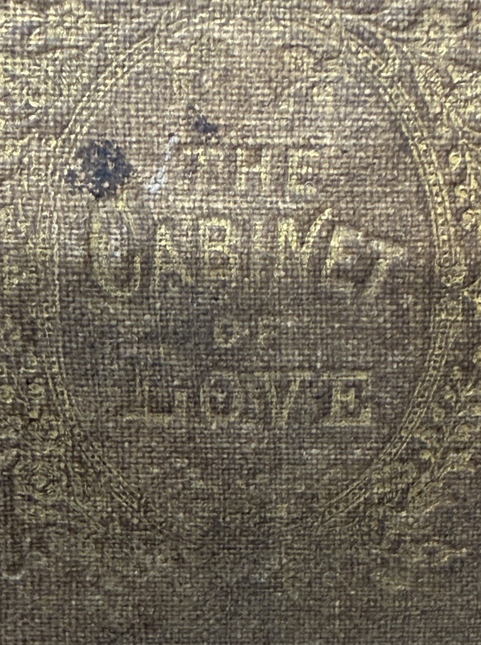 The Cabinet of Love Antique Hardcover Poetry Book Rare 19th Century Curiosa