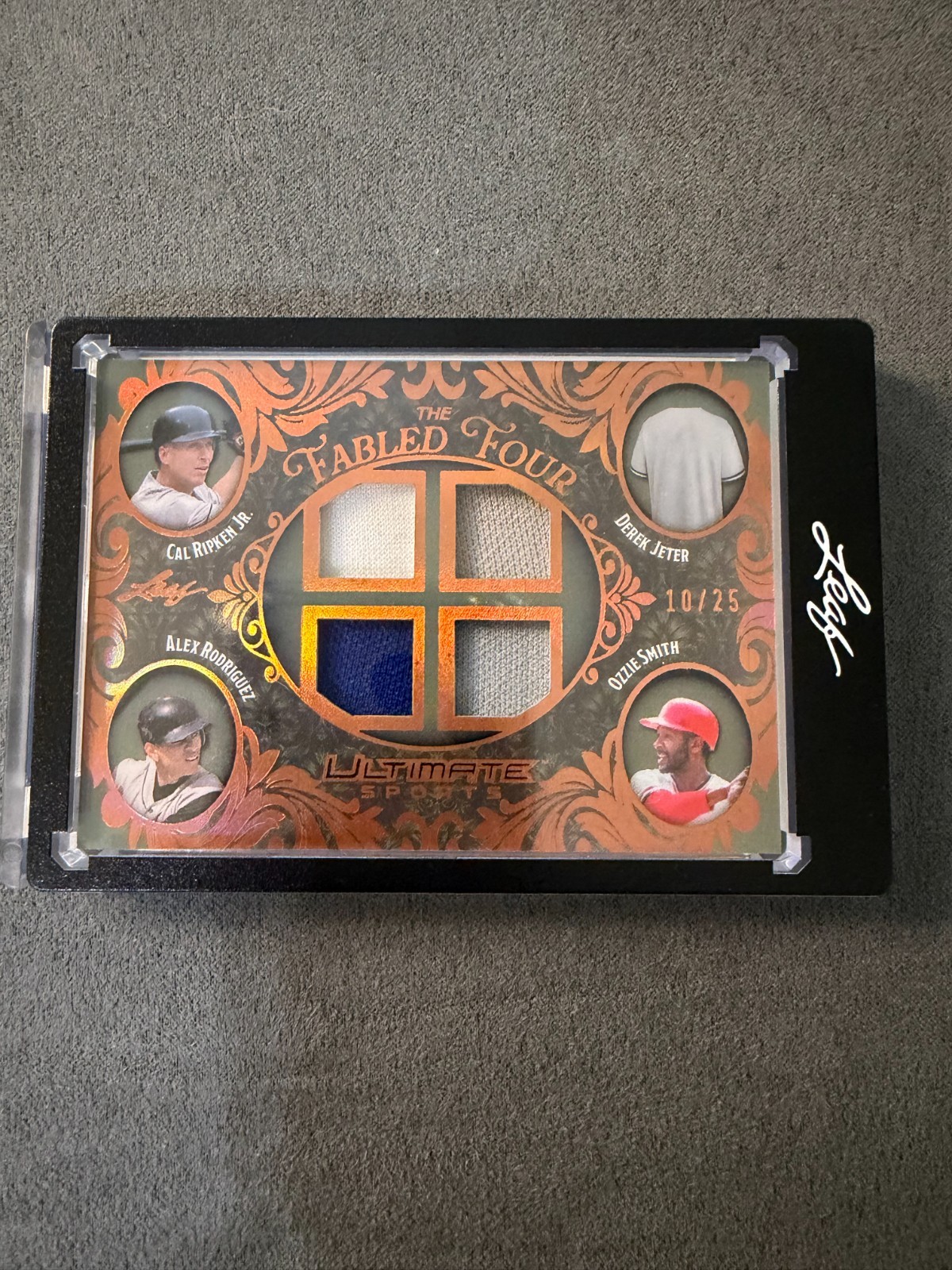 2026 Leaf Ultimate Sports Fabled Four Ripken, Jeter, Smith, Rodriguez Bronze /25