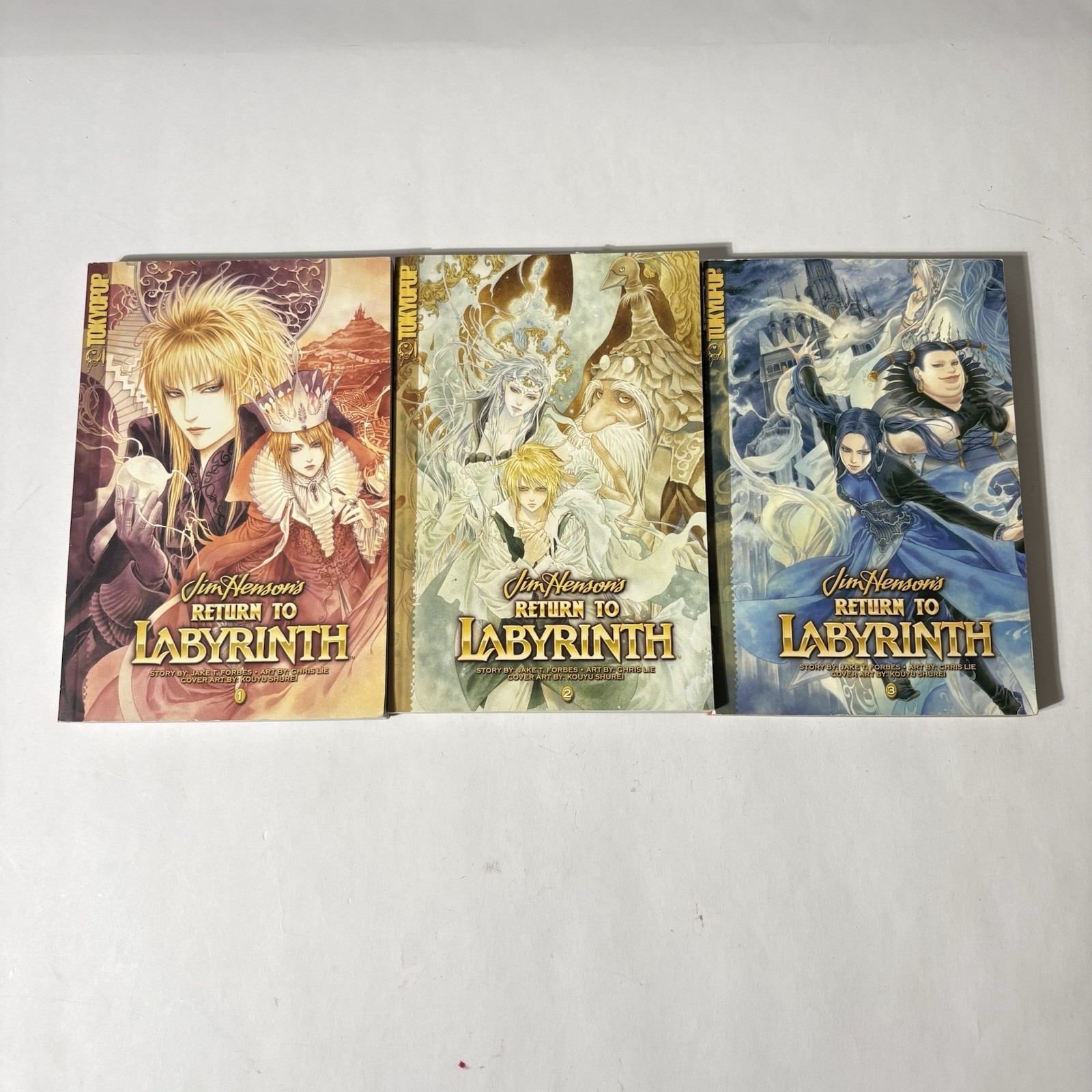 Jim Henson’s Return To Labyrinth Manga Vol 1 2 3 Jake Forbes Tokyopop LOT BUNDLE Jim Henson’s Return To Labyrinth Manga Vol 1 2 3 Jake Forbes Tokyopop LOT BUNDLE