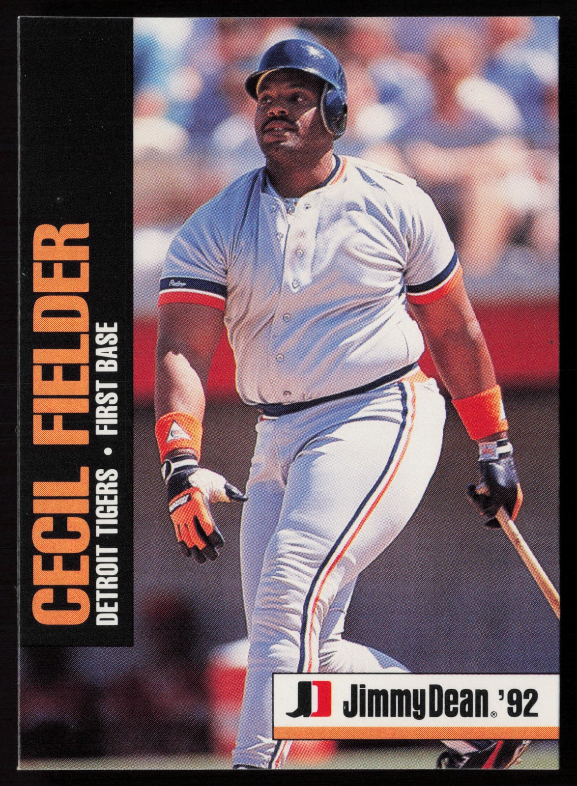 1992 Jimmy Dean #15 Cecil Fielder Detroit Tigers 1992 Jimmy Dean #15 Cecil Fielder Detroit Tigers