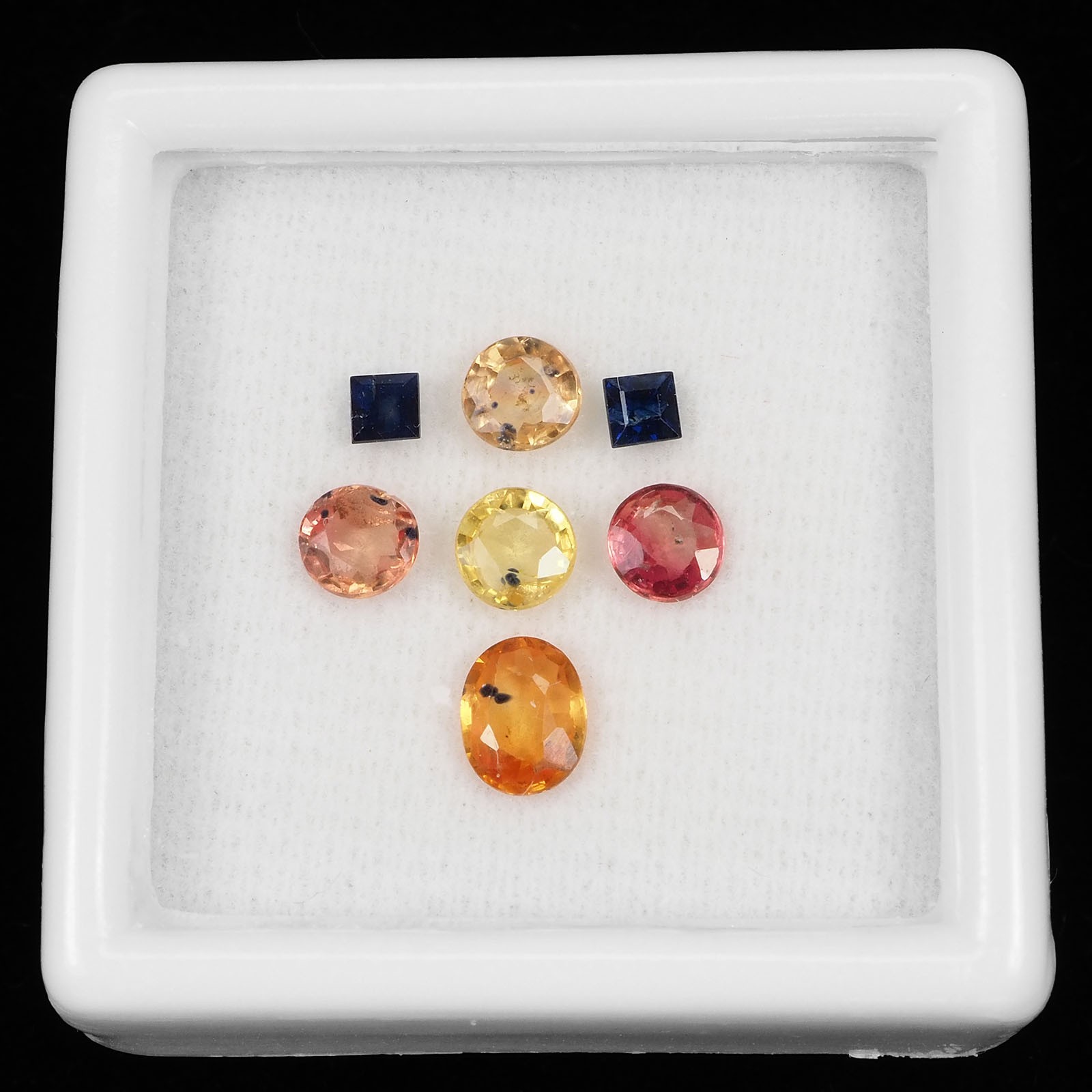 1.43 Ct Natural Sapphire Mix Color Mix Shape Loose Gemstones Lot