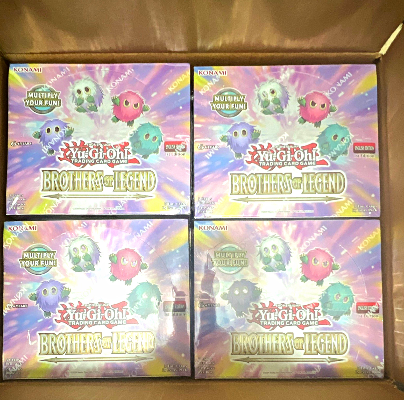 Konami Yu-Gi-Oh TCG Brothers of Legend 1st Ed Booster Box x1