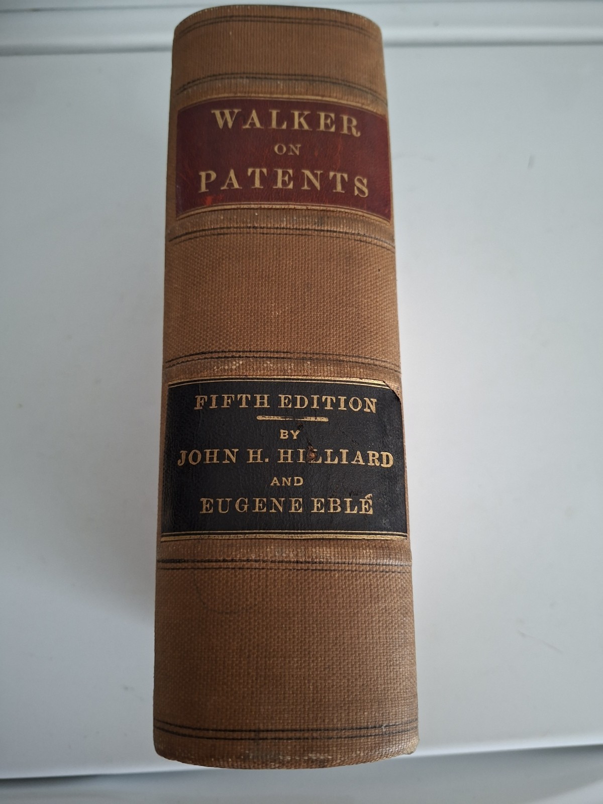 Antiquarian Law Book - Walker On Patents Fifth Edition 1926 Antiquarian Law Book - Walker On Patents Fifth Edition 1926