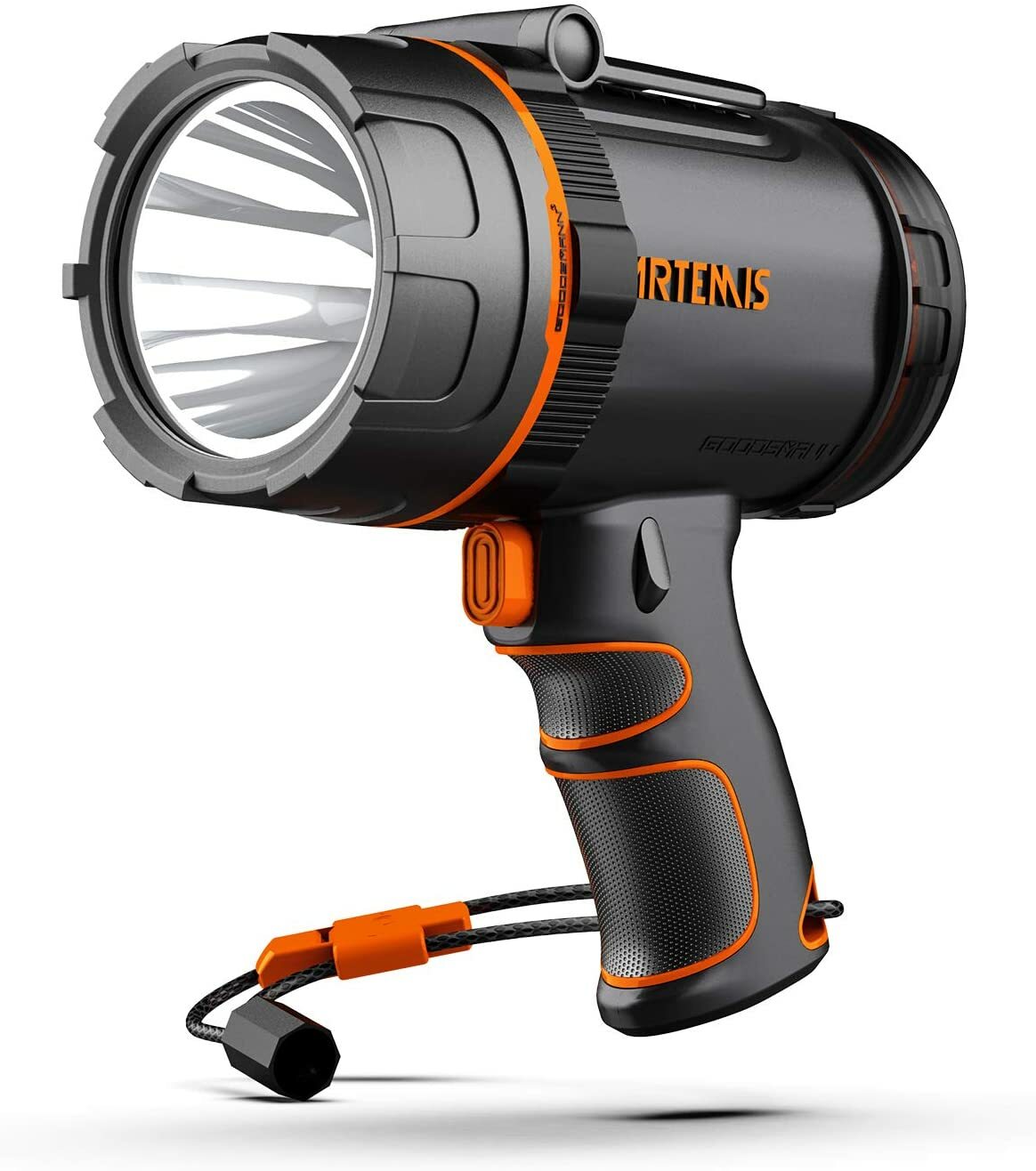 GOODSMANN Spotlight 1000 Lumen Boat Spotlight Waterproof Rechargeable Marine LED