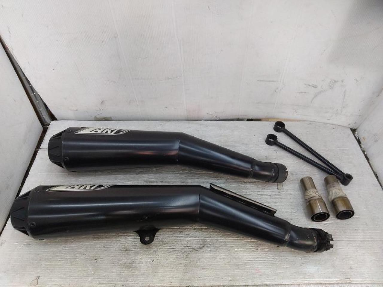 ZARD Slip-On Exhaust Muffler for Ducati Sport 1000 Dual Side Used Scratches