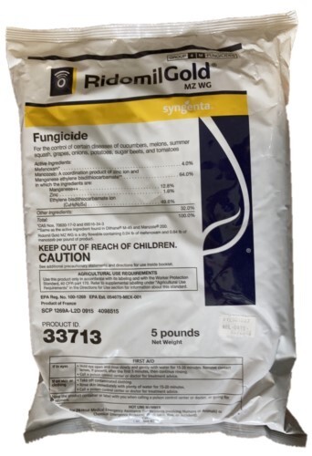 Ridomil GoldMZ WG Fungicide - 5 Pounds NO SALES: CA Ridomil GoldMZ WG Fungicide - 5 Pounds NO SALES: CA
