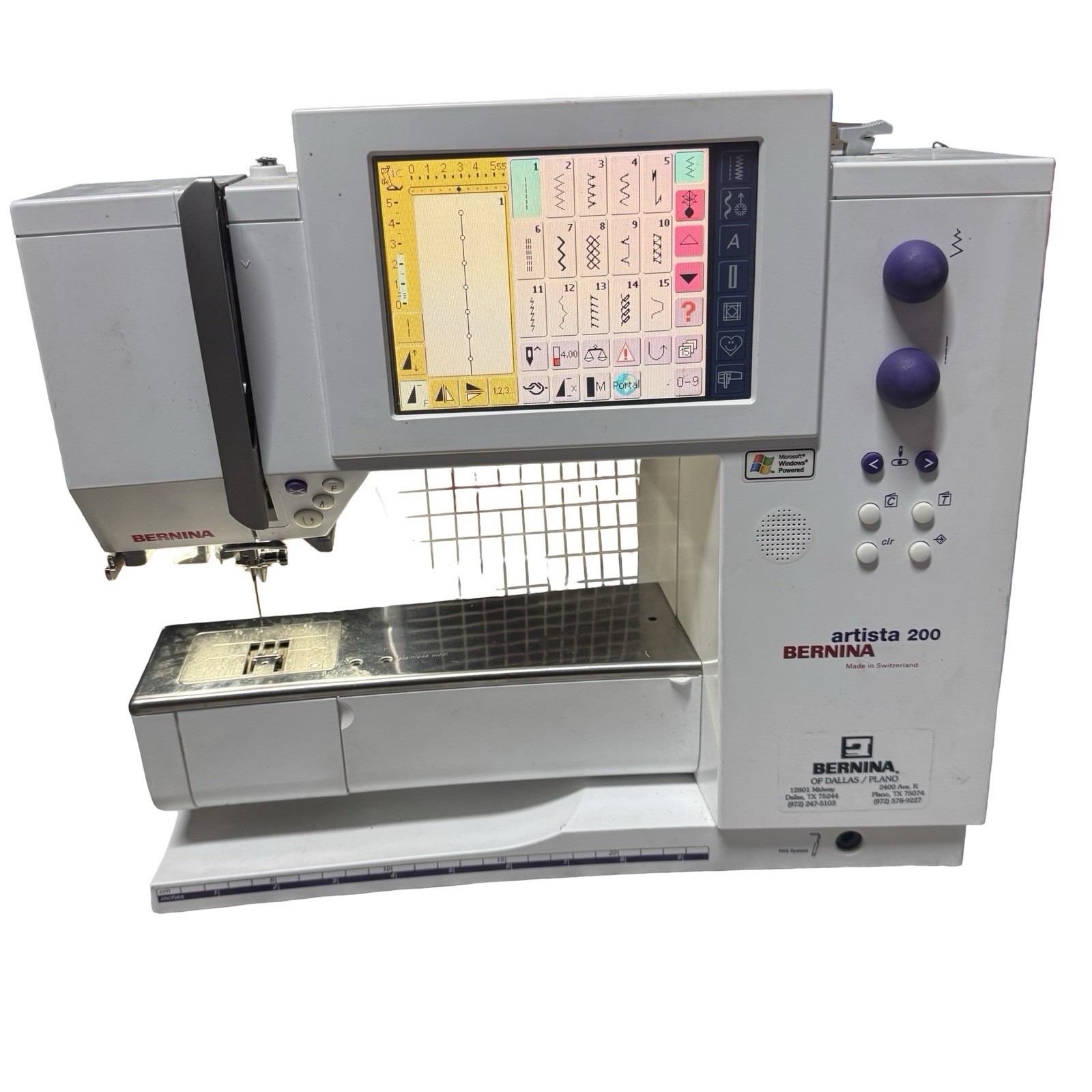 Bernina Artista 200 Sewing and Embroidery Machine Bernina Artista 200 Sewing and Embroidery Machine