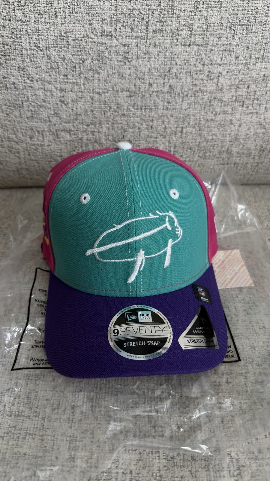 Buffalo Bills Billustration New Era Hat By Charlotte Stretch SnapBack SOLD OUT