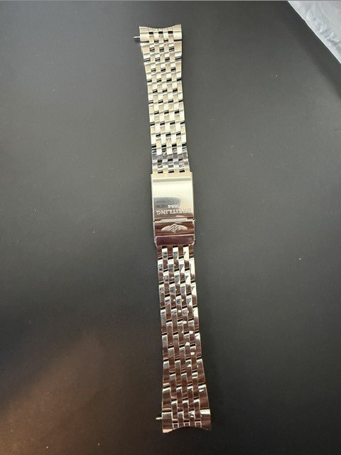 Breitling Navitimer 7-Link Steel Watch Bracelet 22mm, Fits 43mm Navitimer B01