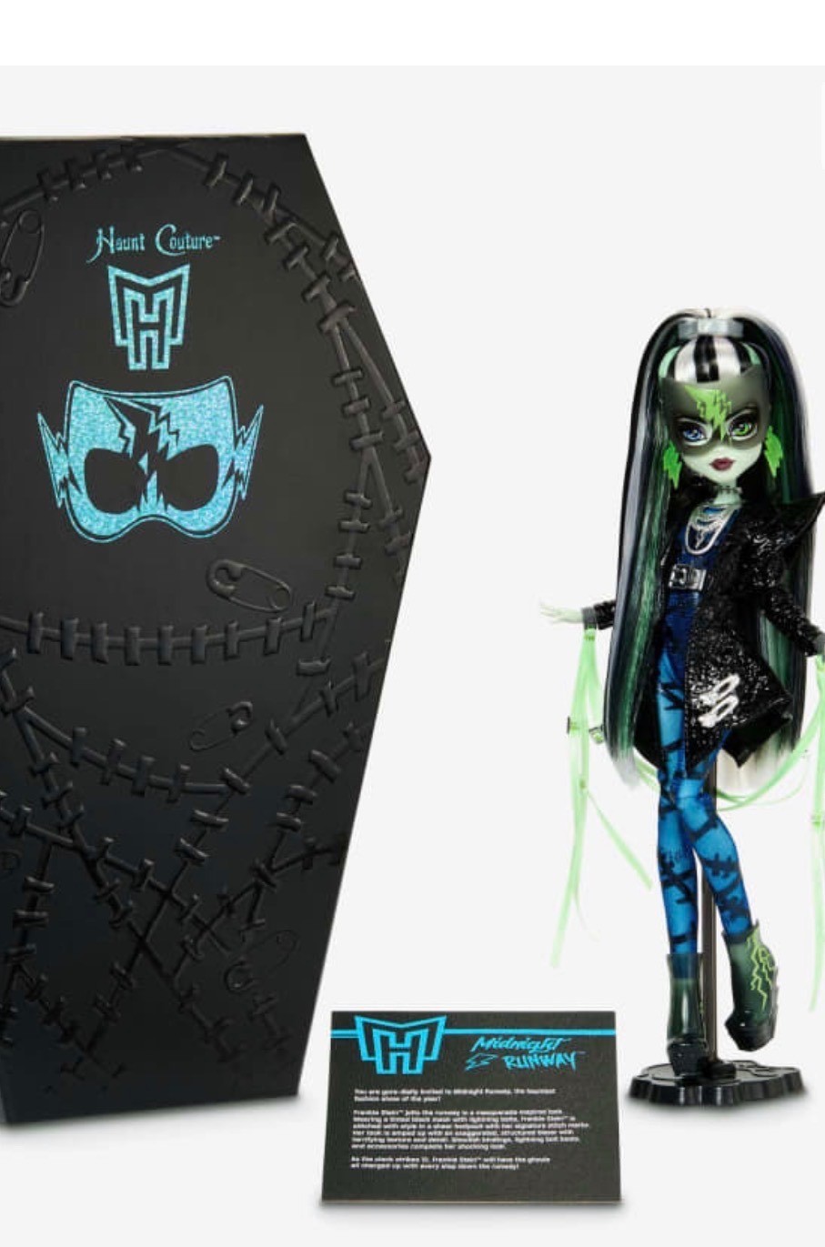 Monster High Midnight Runway Frankie Stein Haunt Couture Doll in Shipper Monster High Midnight Runway Frankie Stein Haunt Couture Doll in Shipper