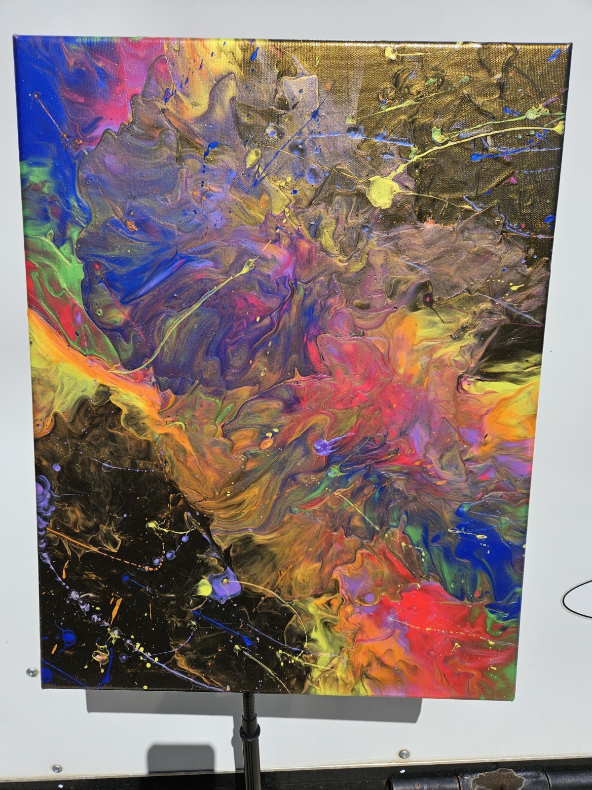 original abstract acrylic painting on canvas 14x18\ original abstract acrylic painting on canvas 14x18\
