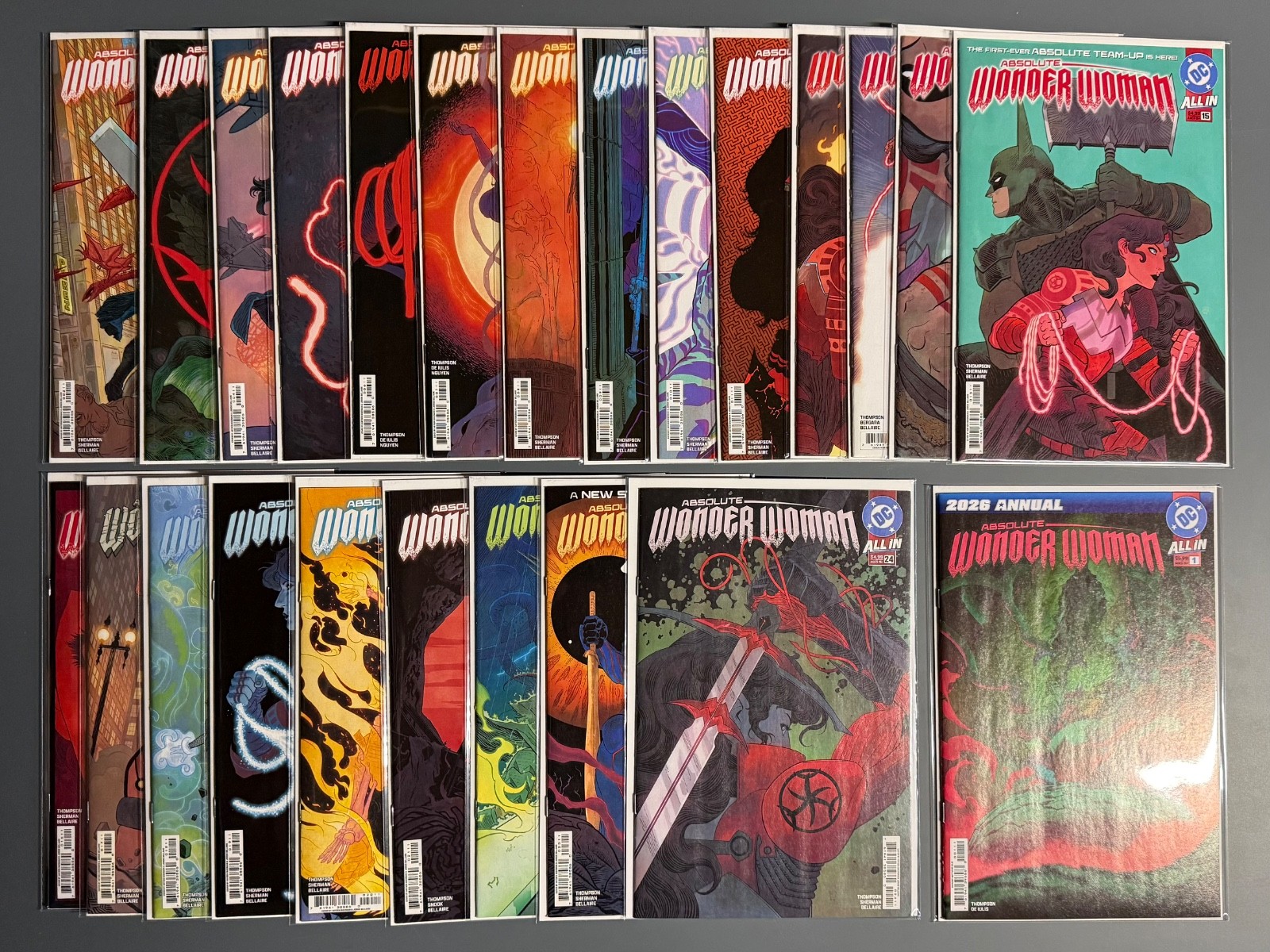 ABSOLUTE WONDER WOMAN #2-24 + ANNUAL 1 / COVER A / 1ST PRINTS / NM-/+ ABSOLUTE WONDER WOMAN #2-24 + ANNUAL 1 / COVER A / 1ST PRINTS / NM-/+