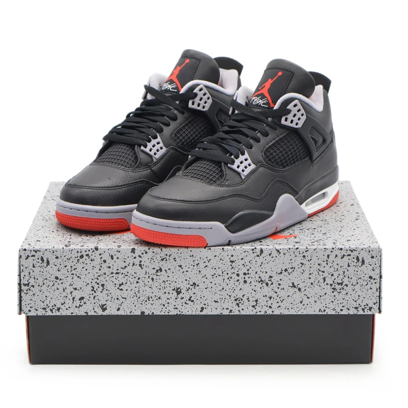 NEW Jordan 4 Retro Bred Reimagined FV5029-006 Men's Size US 7-12 NEW Jordan 4 Retro Bred Reimagined FV5029-006 Men's Size US 7-12