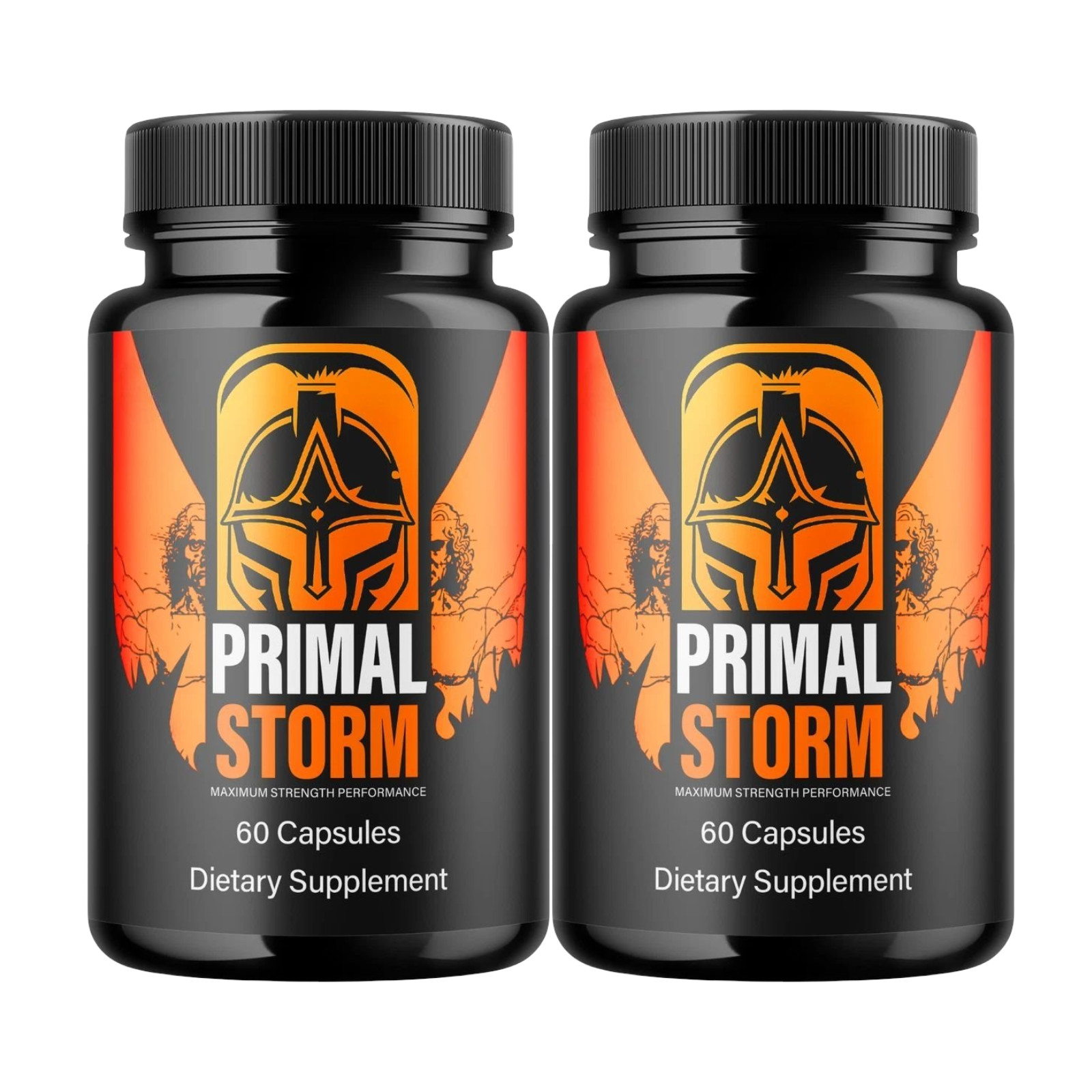 2-Pack Primal Storm Capsules – PrimalStorm Daily Male Health Support - 120 Caps
