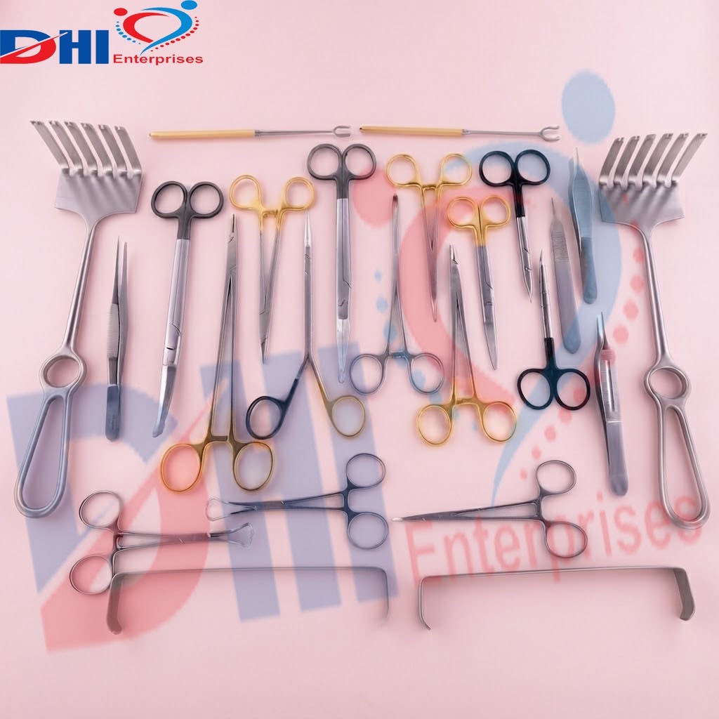 Abdominoplasty Tummy Tuck Surgery Set Plastic Surgery Instruments 24 Picecs