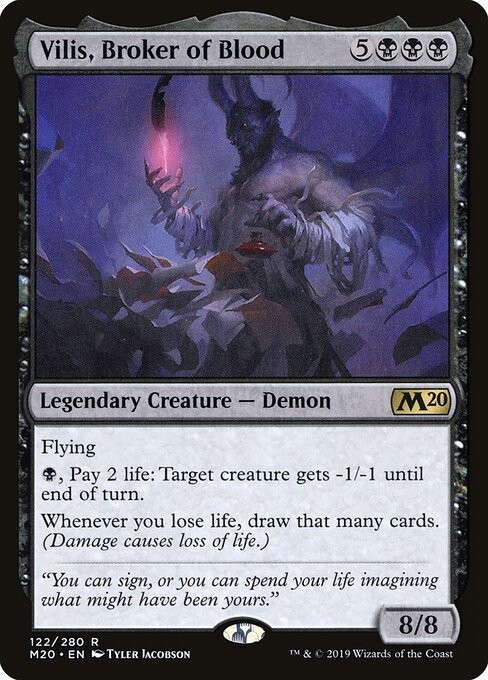 Vilis, Broker of Blood 122 Rare Core Set 2020 Magic: The Gathering Near Mint Vilis, Broker of Blood 122 Rare Core Set 2020 Magic: The Gathering Near Mint