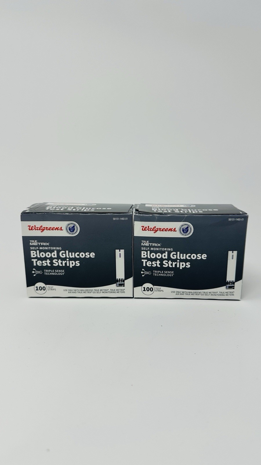 2x Walgreens True Metrix Glucose Test Strips 100ct - Exp. 11/2027+ 2x Walgreens True Metrix Glucose Test Strips 100ct - Exp. 11/2027+