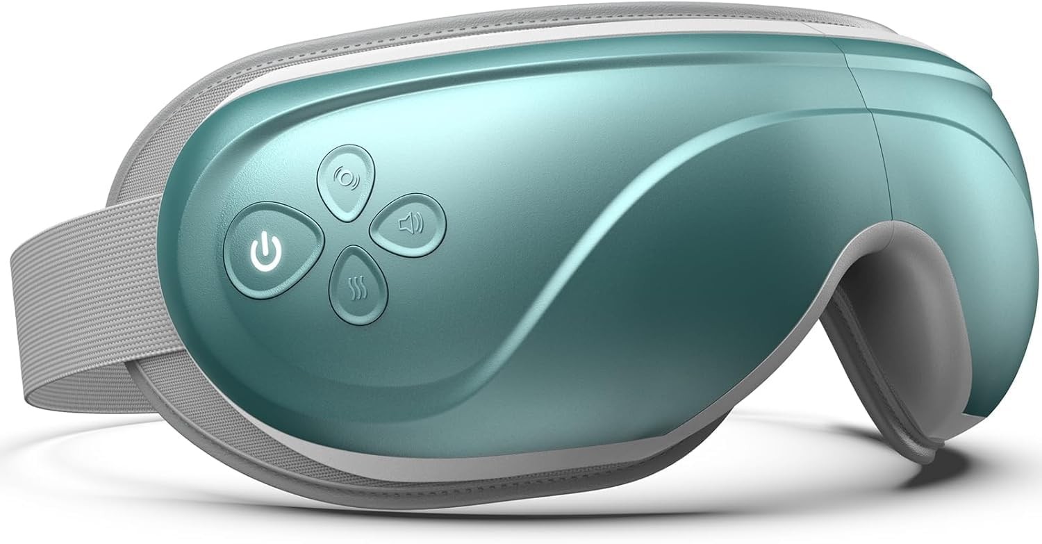 RENPHO Eyeris 2 Eye Massager, 2 Levels Heated Eye Mask, Rechargeable, Bluetooth RENPHO Eyeris 2 Eye Massager, 2 Levels Heated Eye Mask, Rechargeable, Bluetooth