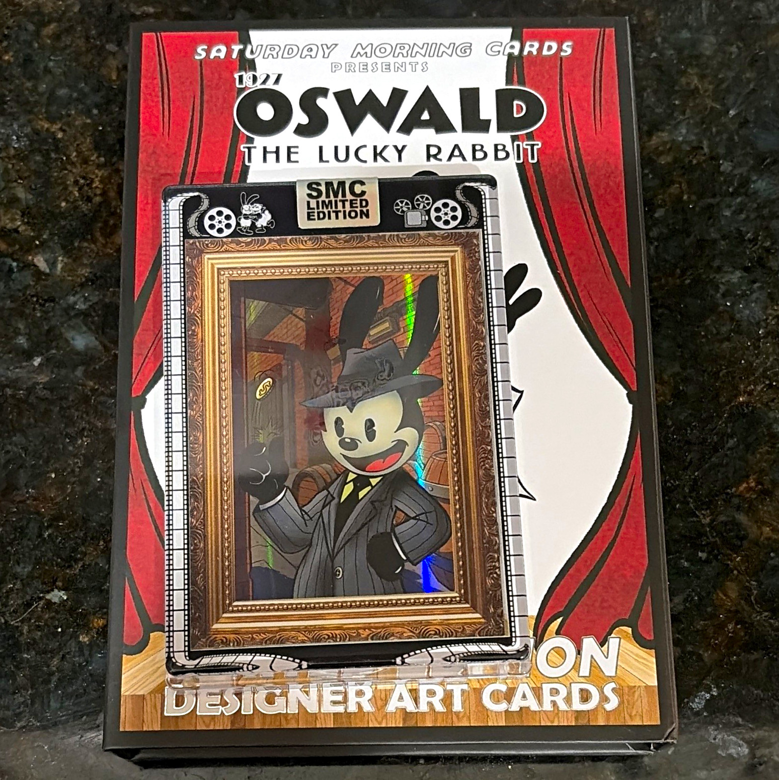Saturday Morning Cards 2025 SMC Oswald Prohibition Oswald Portrait 46/50 Saturday Morning Cards 2025 SMC Oswald Prohibition Oswald Portrait 46/50