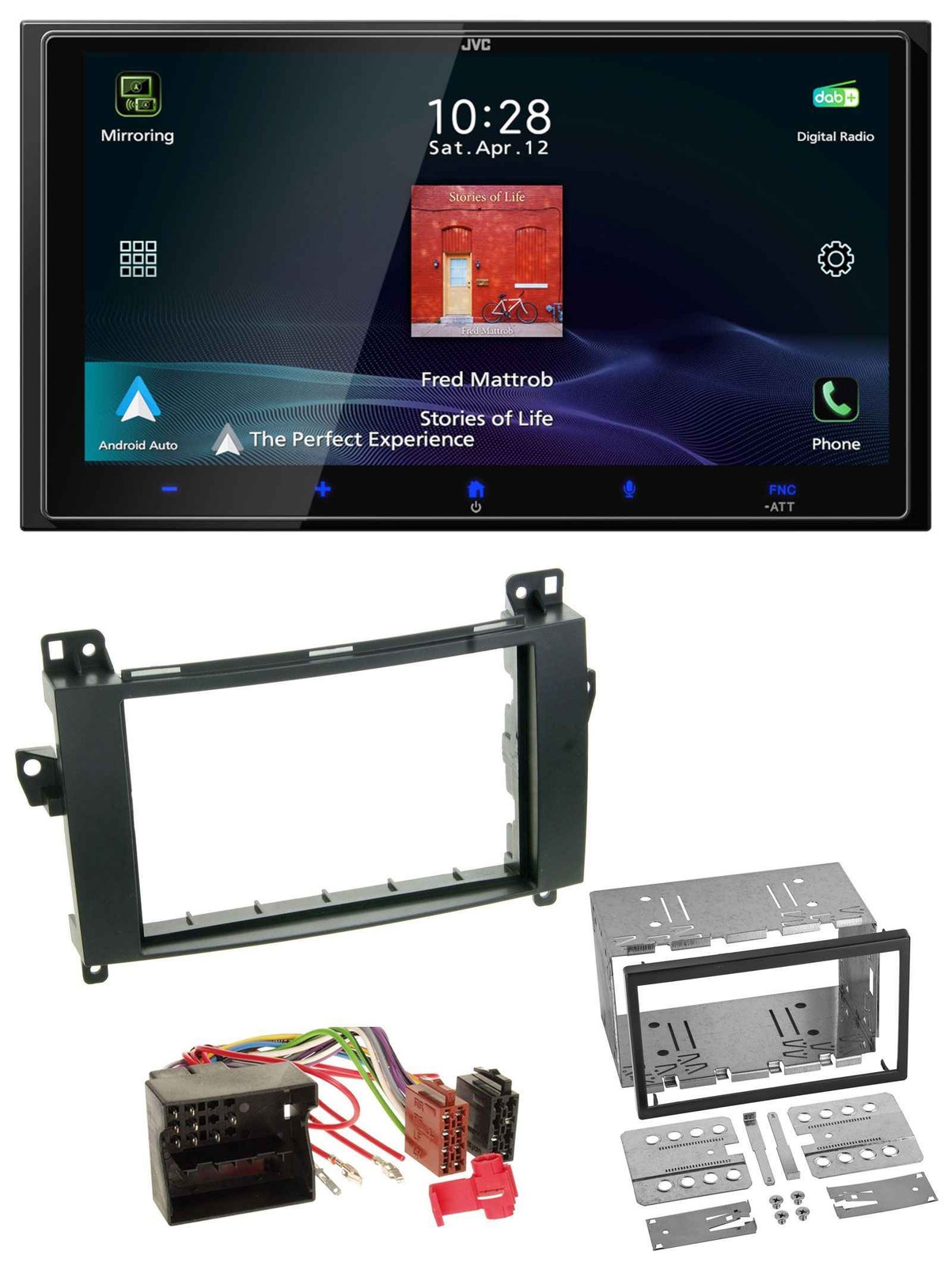JVC USB Bluetooth 2DIN DAB MP3 Car Stereo for Mercedes B-Class T245 05-11 JVC USB Bluetooth 2DIN DAB MP3 Car Stereo for Mercedes B-Class T245 05-11