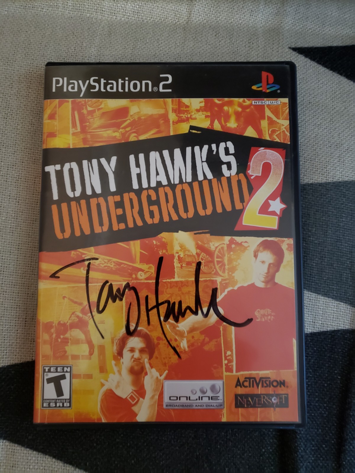 Tony Hawk's Underground Autographed Signed by Tony Hawk Signature Beckett Tony Hawk's Underground Autographed Signed by Tony Hawk Signature Beckett
