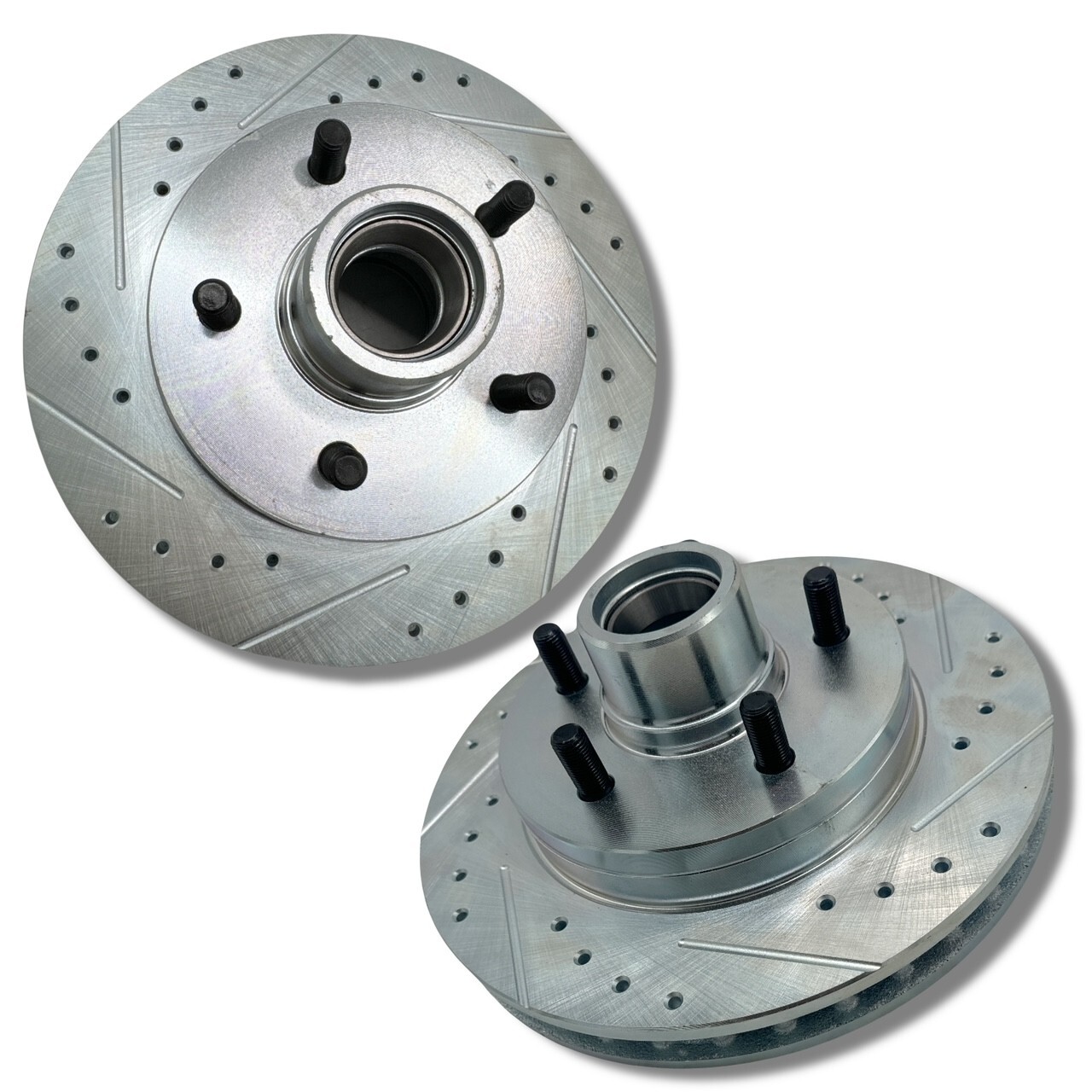 1988-98 Chevy/GMC 3100 OBS Drilled & Slotted Rotors Zinc Coated (PAIR) 1.25 1988-98 Chevy/GMC 3100 OBS Drilled & Slotted Rotors Zinc Coated (PAIR) 1.25