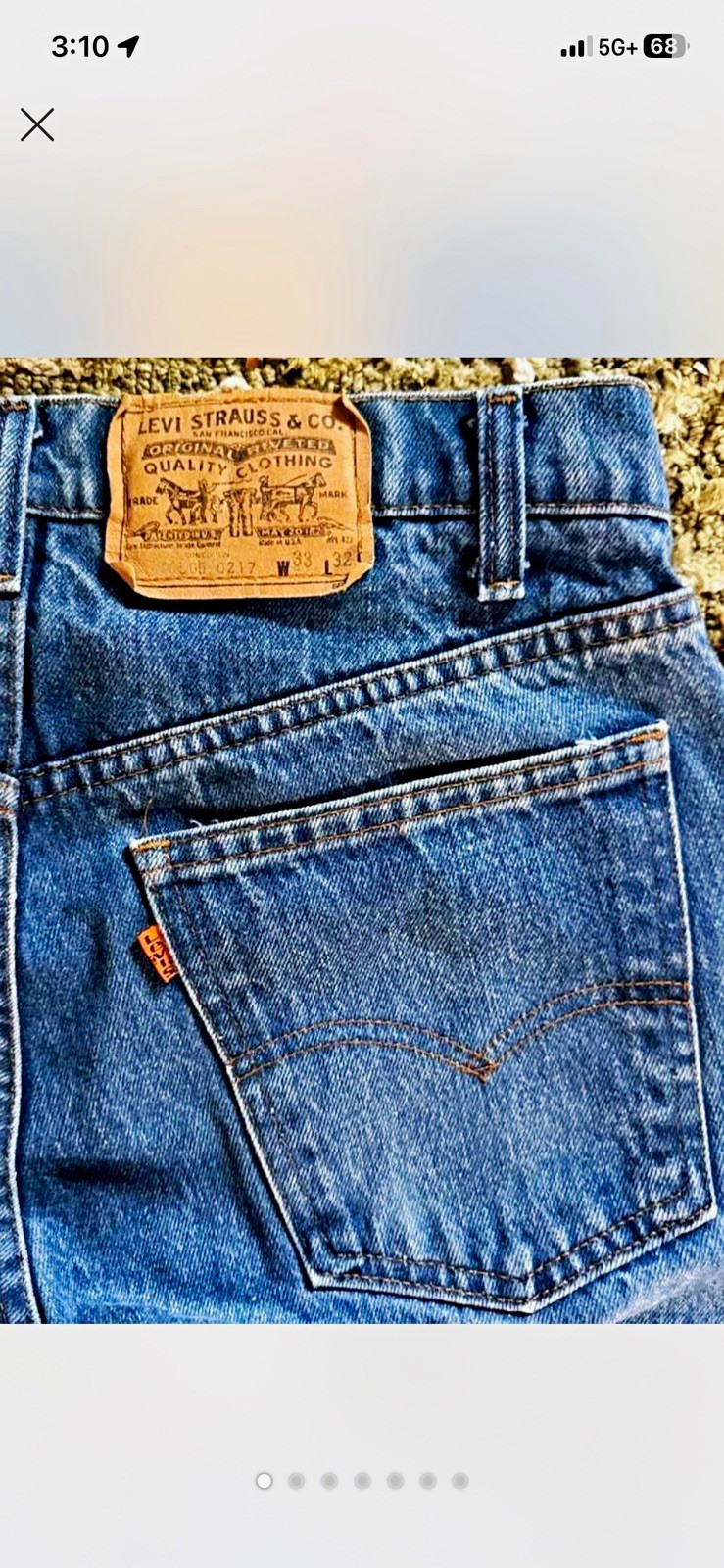 Vintage. Levis straight leg 1987 Jeans Medium Wash Cotton Orange tab Vintage. Levis straight leg 1987 Jeans Medium Wash Cotton Orange tab