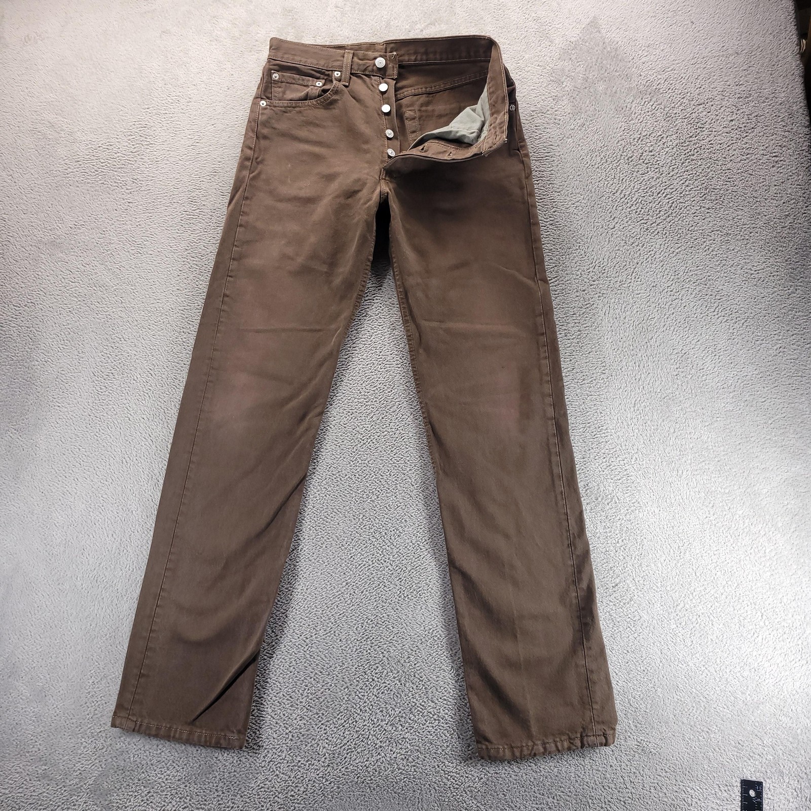 Levi\'s Jeans Mens 32 Brown 501 Straight Vintage 90s Made in USA 501-0627 Levi\'s Jeans Mens 32 Brown 501 Straight Vintage 90s Made in USA 501-0627