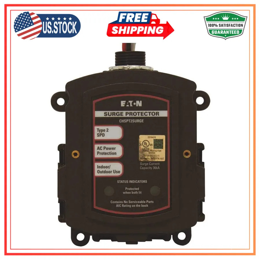 Eaton CHSPT2SURGE Whole Home Surge Protector Type 2 NEMA 4 120/240V UL 1449 Eaton CHSPT2SURGE Whole Home Surge Protector Type 2 NEMA 4 120/240V UL 1449
