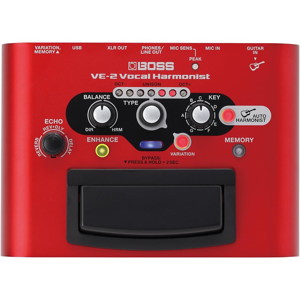 Boss VE2 Vocal Harmonist MultiEffects Pedal