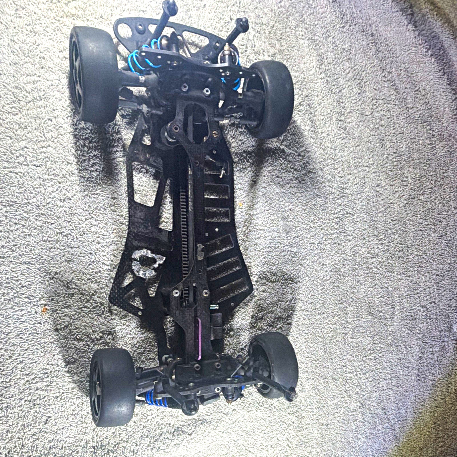 Vintage HPI RS4 Pro 2 1/10 4WD Belt Drive Graphite Touring Car Roller