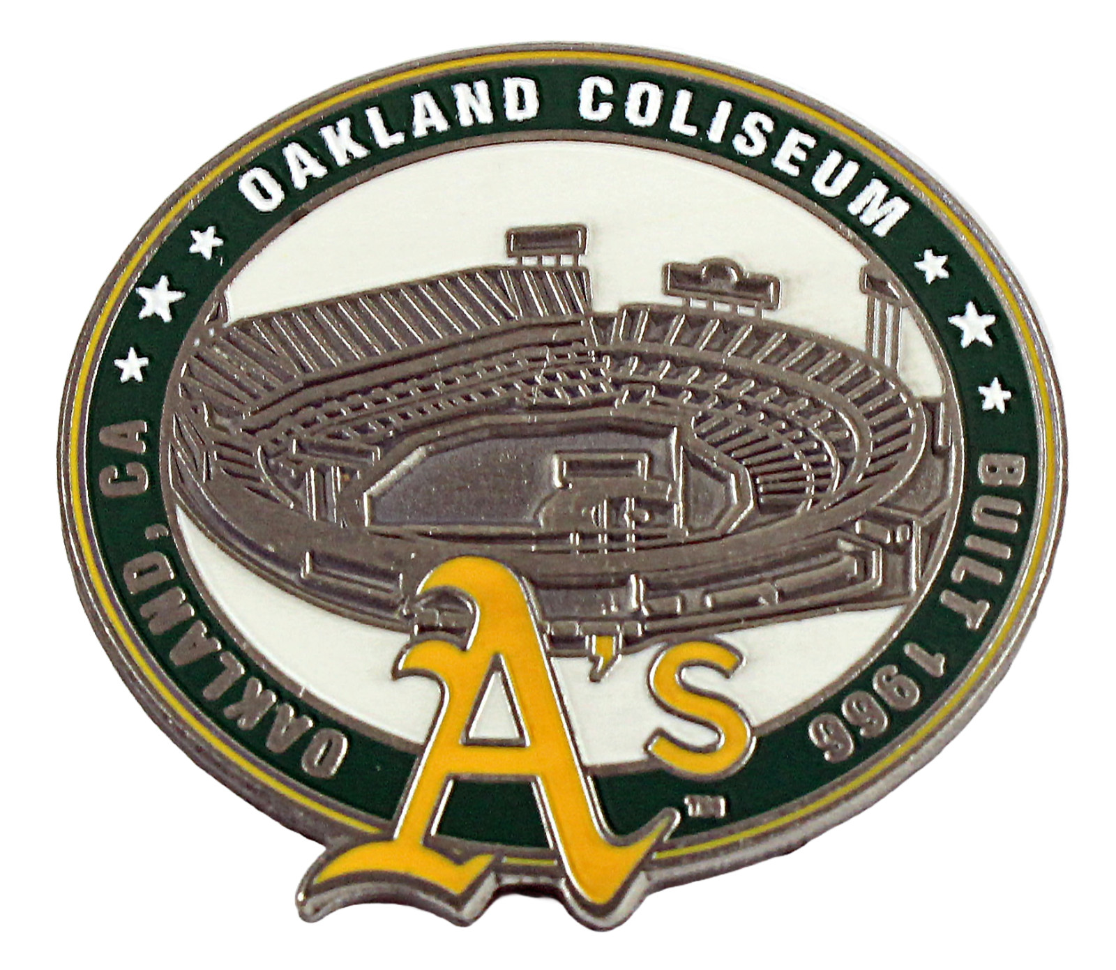 Oakland A\'s Oakland Coliseum Pin - Oakland, CA / Built 1966 - Limited 1,000 Oakland A\'s Oakland Coliseum Pin - Oakland, CA / Built 1966 - Limited 1,000