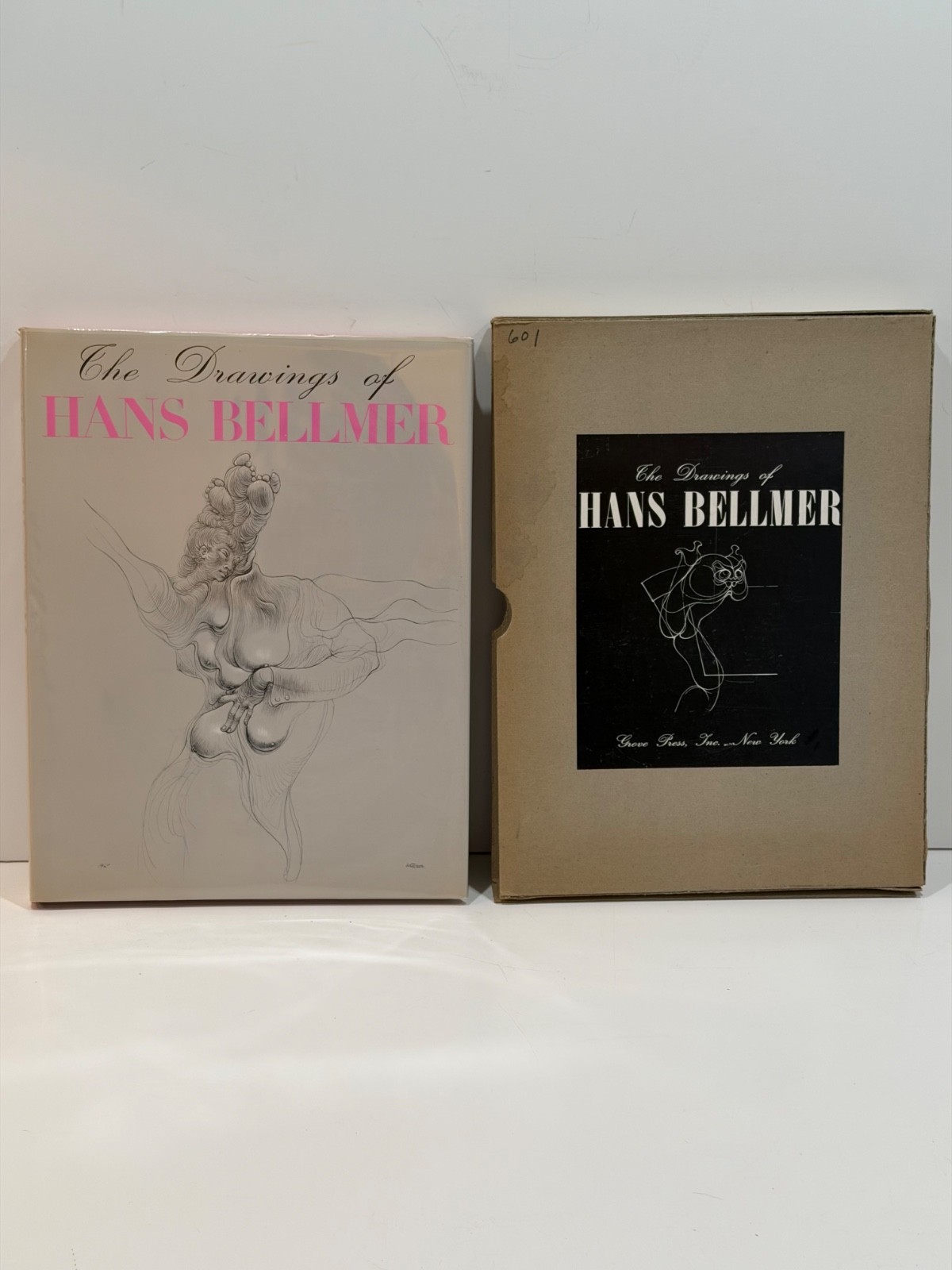 1967 Hans Bellmer Drawings Limited Edition #601/1000 First Printing Slipcase 1967 Hans Bellmer Drawings Limited Edition #601/1000 First Printing Slipcase