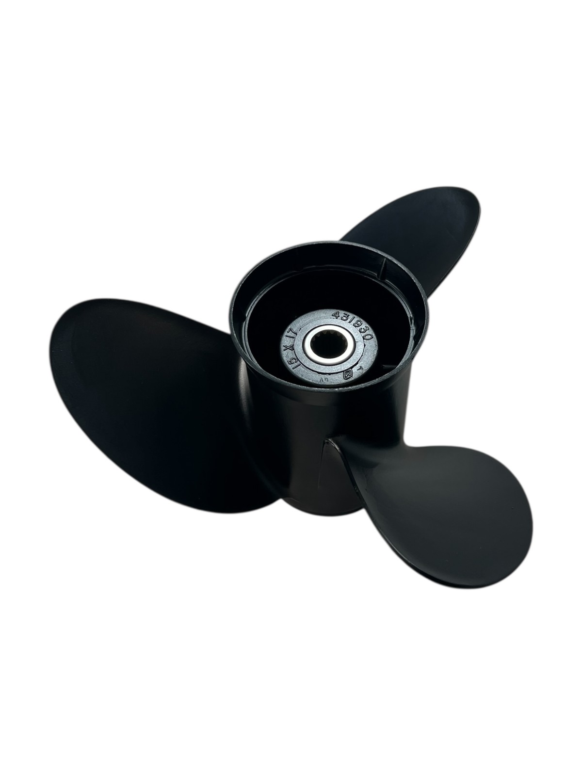 OMC Evinrude Johnson 3 x 15 x 17 LH, Black SST Propeller, 431930, NEW, OEM