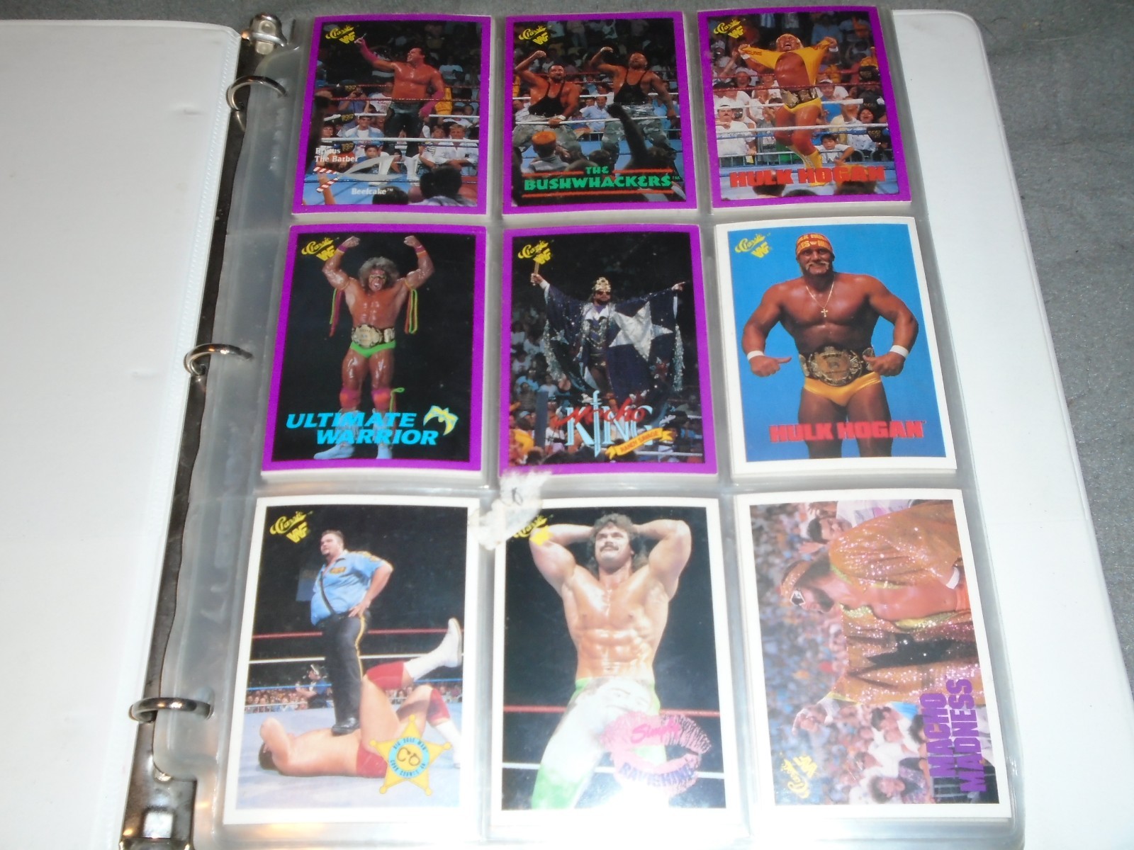 COMPLETE WWF Classic Games Trading Card Set w/ promo cards RARE set Hulk Hogan 