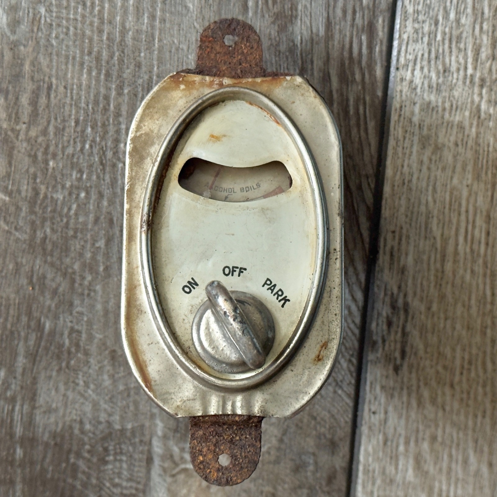Vintage Antique 1920s Chevy Headlight Switch Alcohol Boils Temp Gauge For Parts