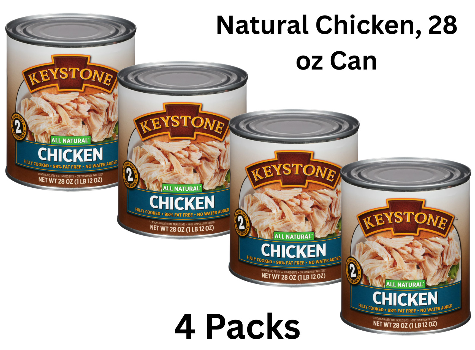 Keystone All Natural Chicken Canned -28 oz ,Free Shipping ( 4Cans ) Keystone All Natural Chicken Canned -28 oz ,Free Shipping ( 4Cans )
