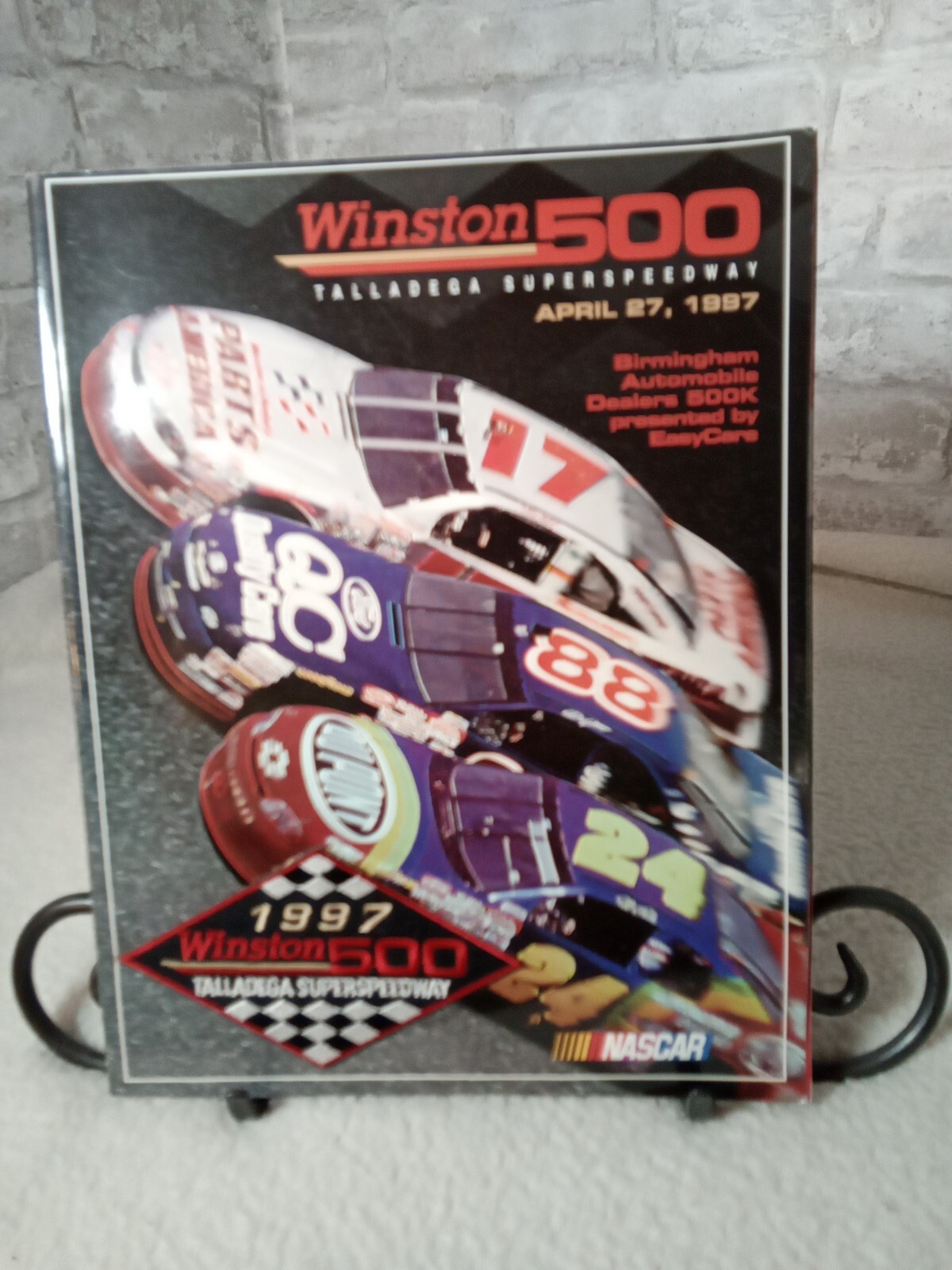 1997 Talladega Superspeedway Prog. 28th Winston Select 500 With Patch NASCAR 1997 Talladega Superspeedway Prog. 28th Winston Select 500 With Patch NASCAR