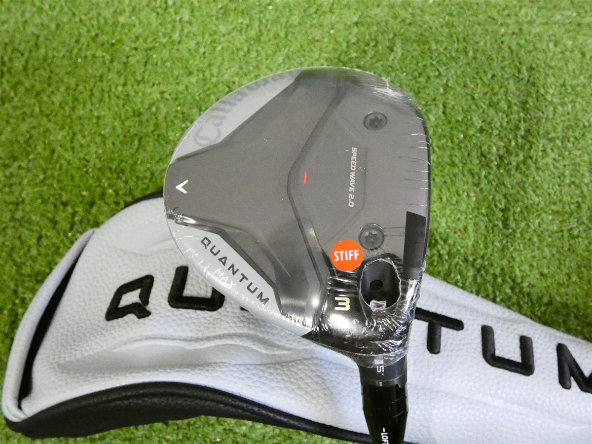 Callaway 2026 Quantum Max 15* 3 Wood Denali Frost Silver 70g 6.0 Stiff w HC New Callaway 2026 Quantum Max 15* 3 Wood Denali Frost Silver 70g 6.0 Stiff w HC New