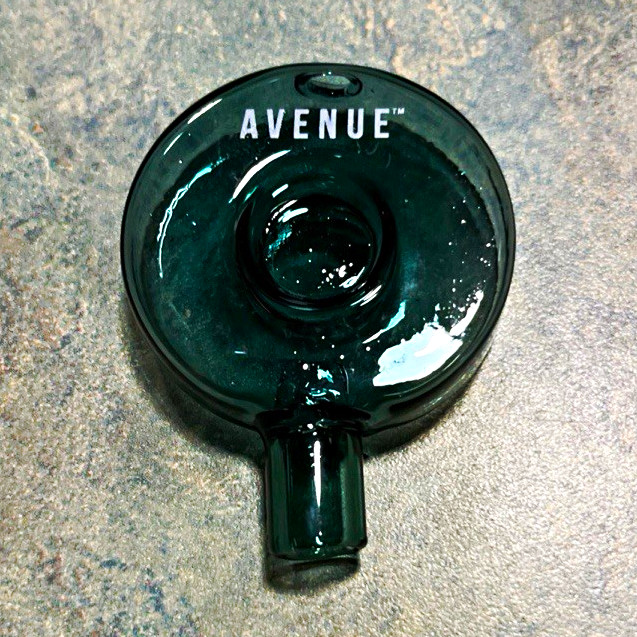 Avenue Green Glass Donut Joint Holder Avenue Green Glass Donut Joint Holder